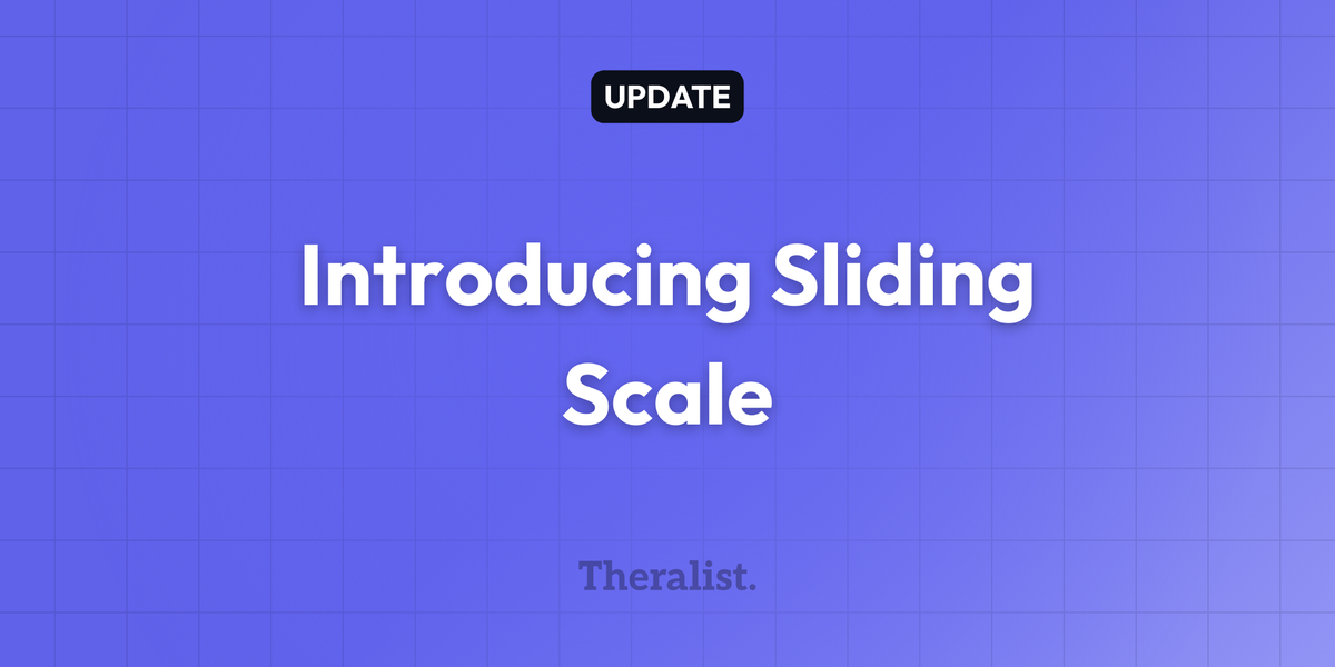 Introducing Sliding Scale