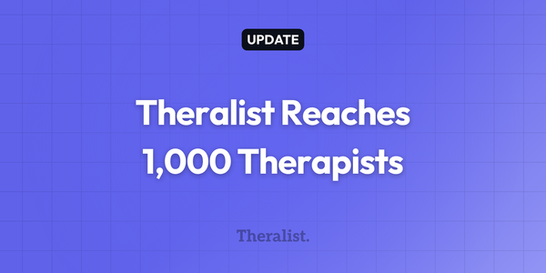 Theralist Reaches 1,000 Therapists, Expanding Mental Health Access Across Canada